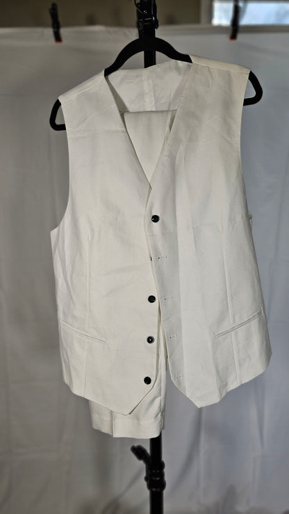 Cotton Linen Vest for Women 2023 Casual Sleeveless Button Down Jacket Lightweight Summer Loose Vests Outerwear  size M