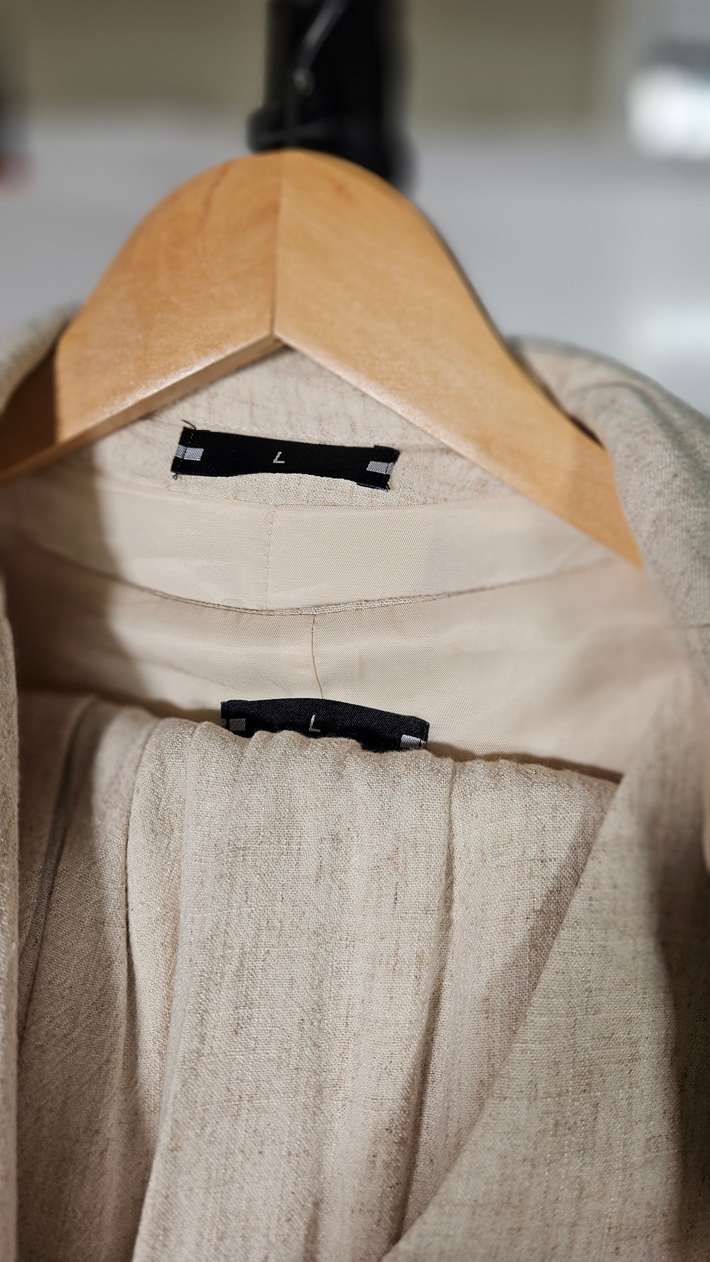 Mens Linen Suit 2 Piece Slim Fit Suit for Men Casual Summer Suit for Wedding Prom Party Beach  Size L