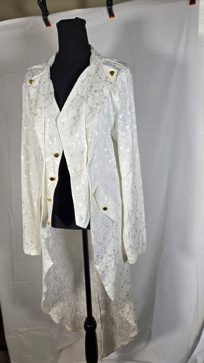 Long White Top Size No