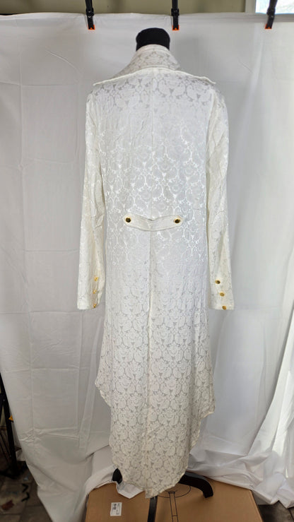 Long White Top Size No