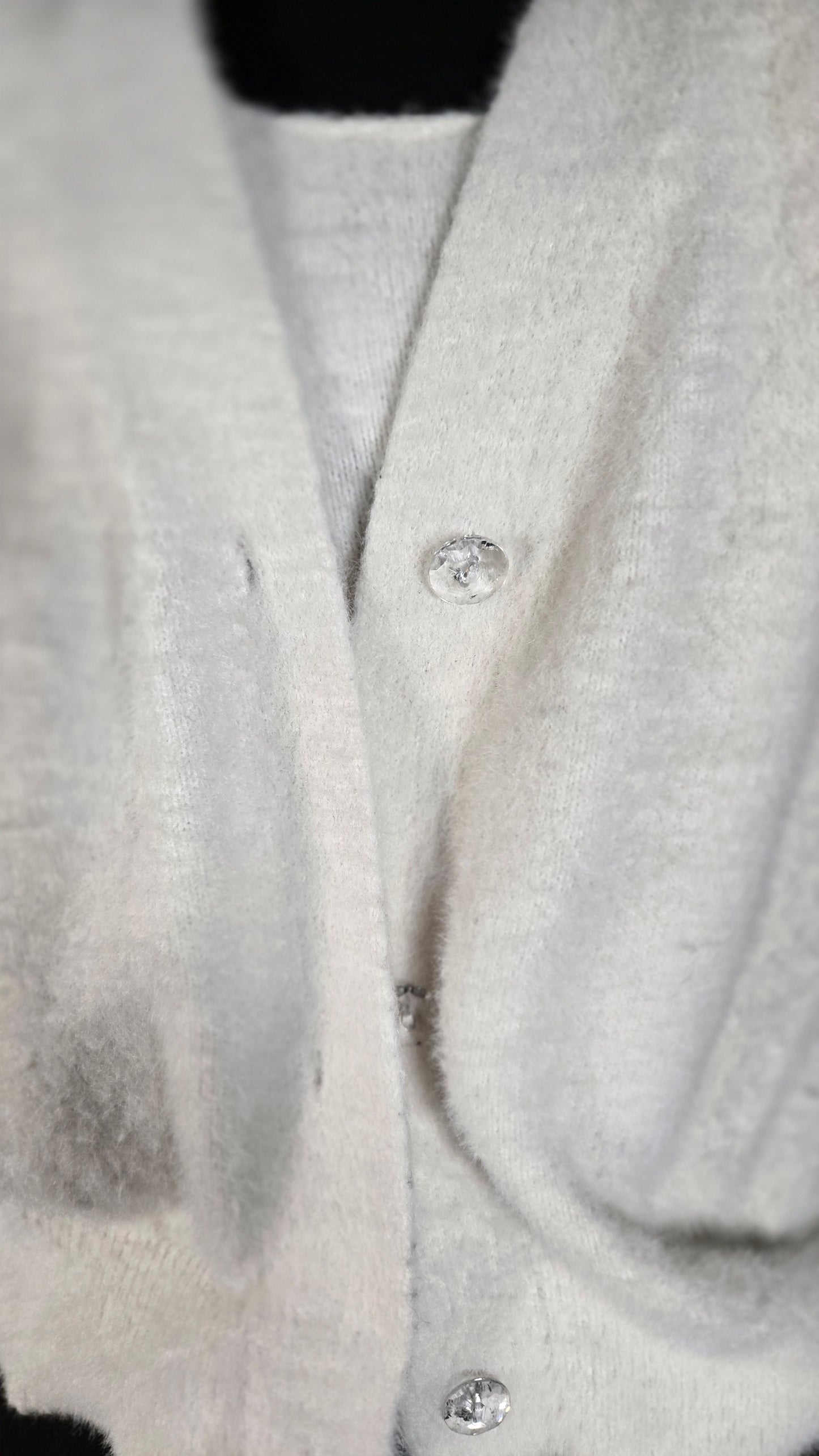 Short White Top White Vest Size M