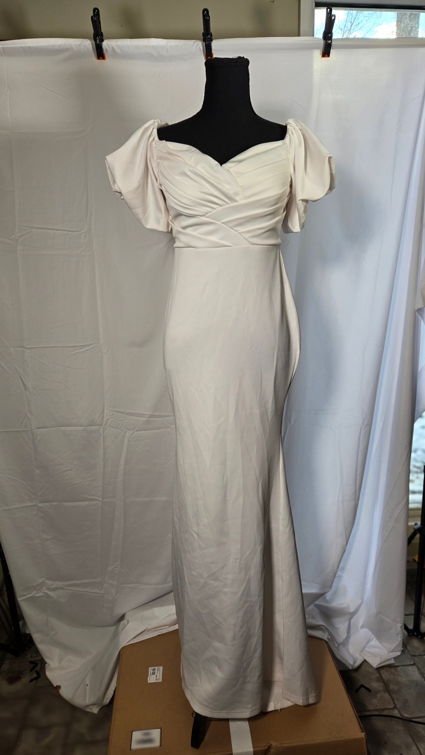 Long white skirt size S