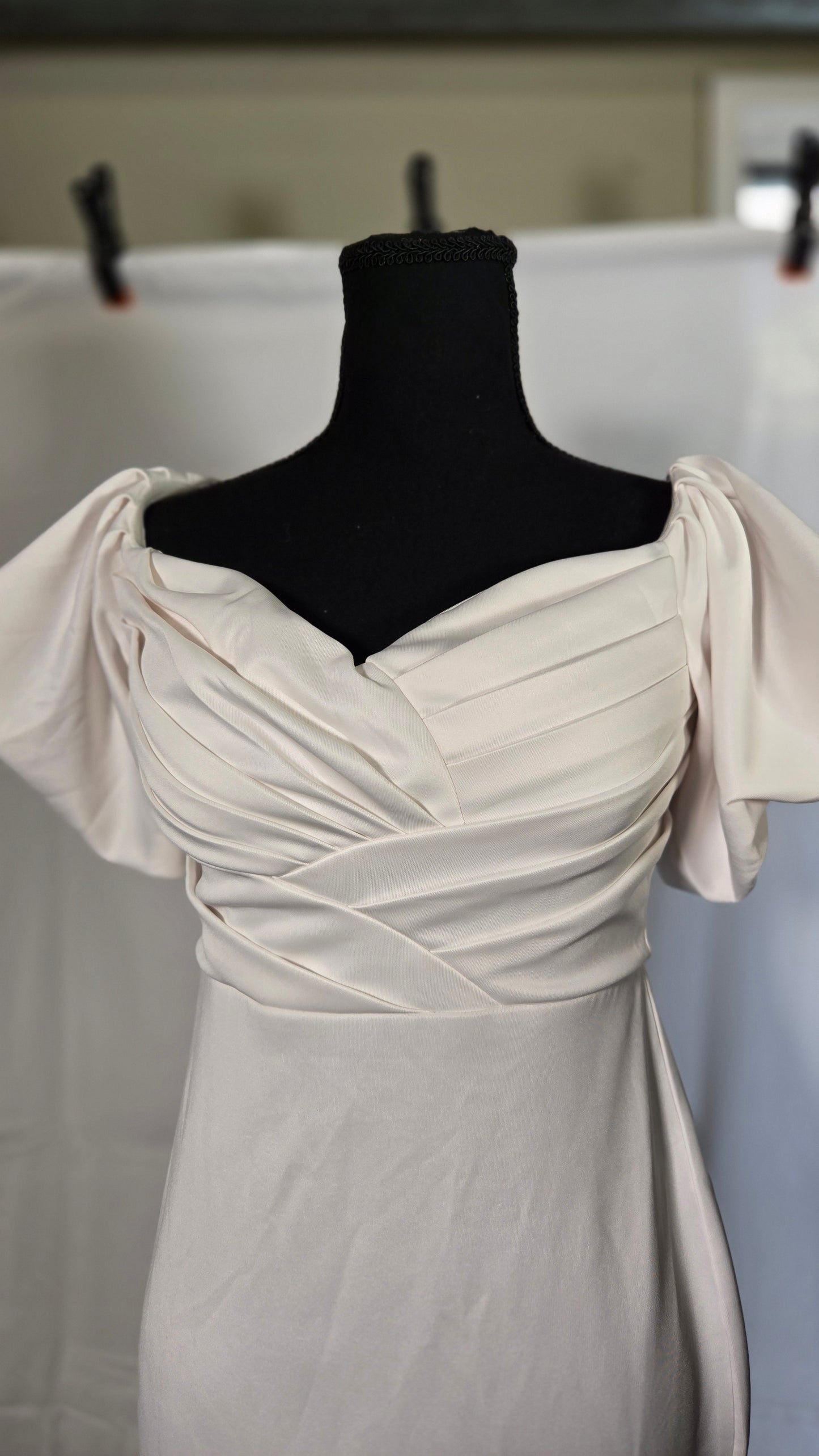 Long white skirt size S