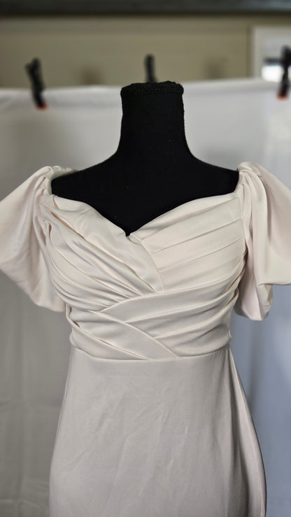 Long white skirt size S