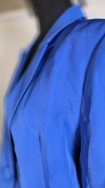 Womens 2 Piece Suit 3/4 Sleeve Blazer Slim Fit Ladies Suit Open Front Cardigan Jacket  Size M