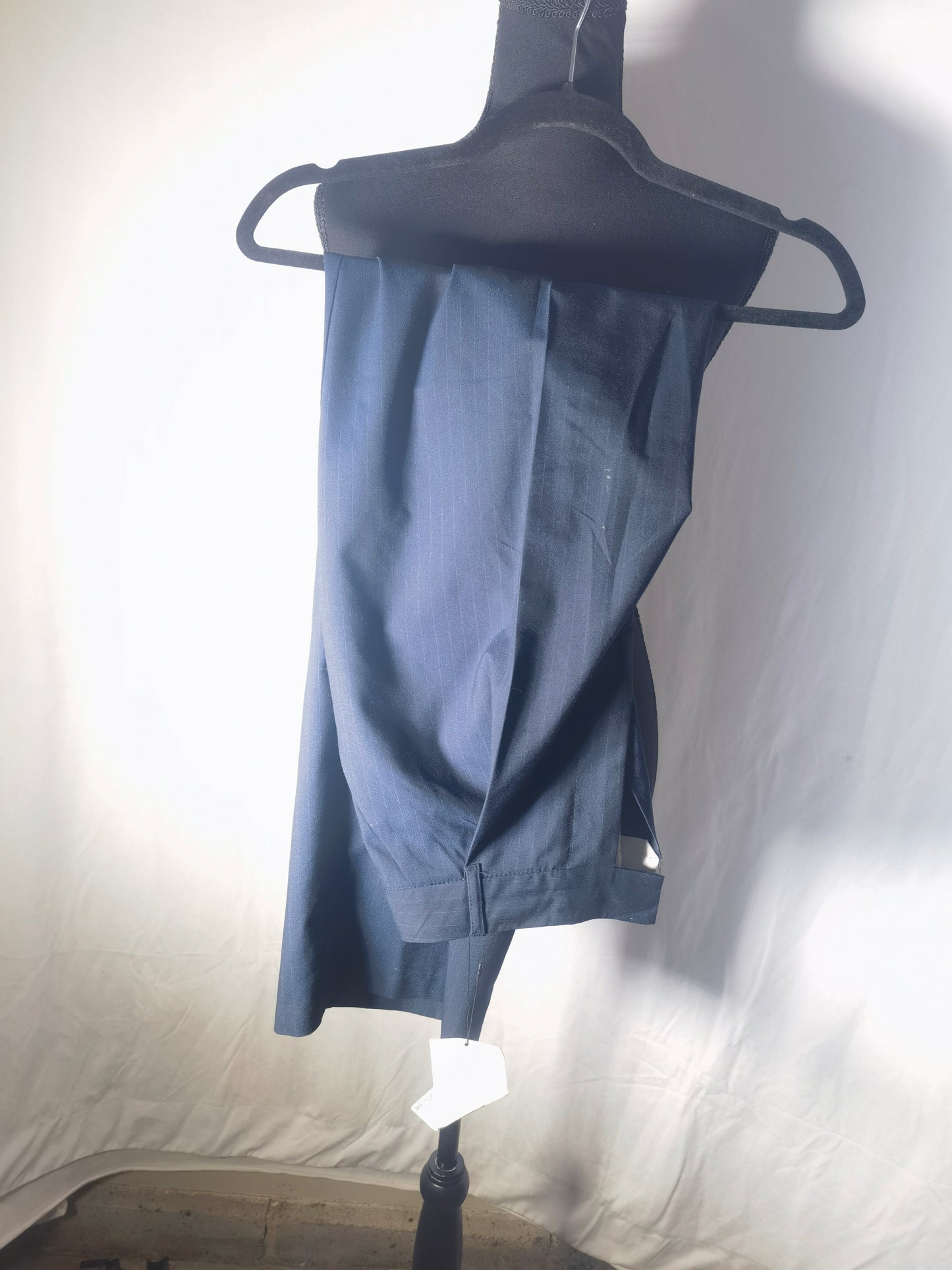 PINSTRIPE PLEATED PANTS Size S