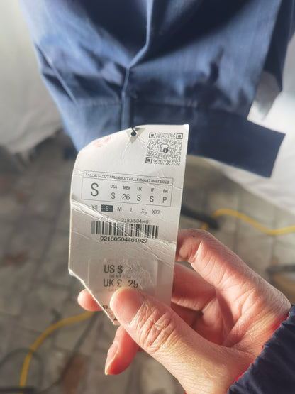 PINSTRIPE PLEATED PANTS Size S