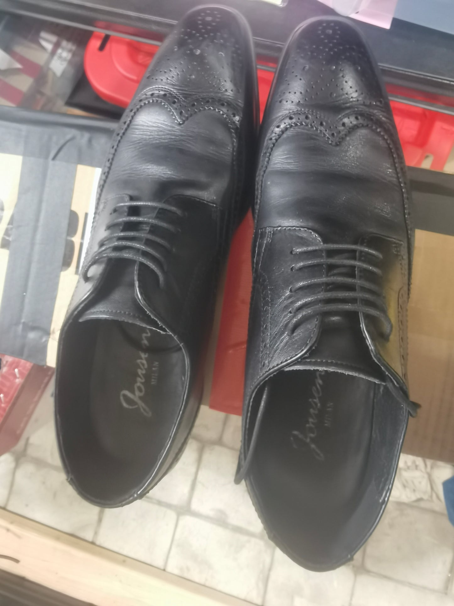 KEIOMI Men's Leather Shoes Black Men's Shoes Korean Style British Business Formal Casual Leather Shoes Men Men Formal Shoes