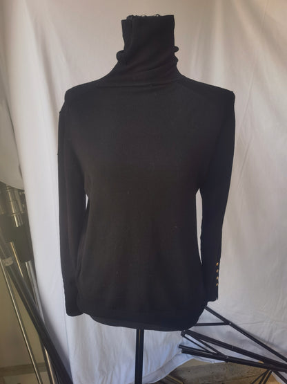 COOFANDY Mens Knitted Turtleneck Long Sleeve Turtle Neck Thermal Casual High Neck Sweaters Ribbed Pullover Sweater Size L