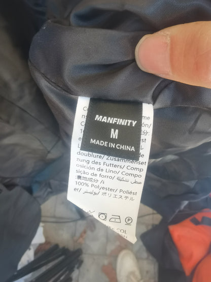 M/Black/Brown Switching Corduroy Coverall Size M