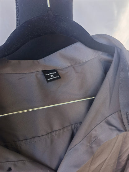 Long Sleeve Shirts for Men Solid Color Casual Button Up Shirt Men size XL