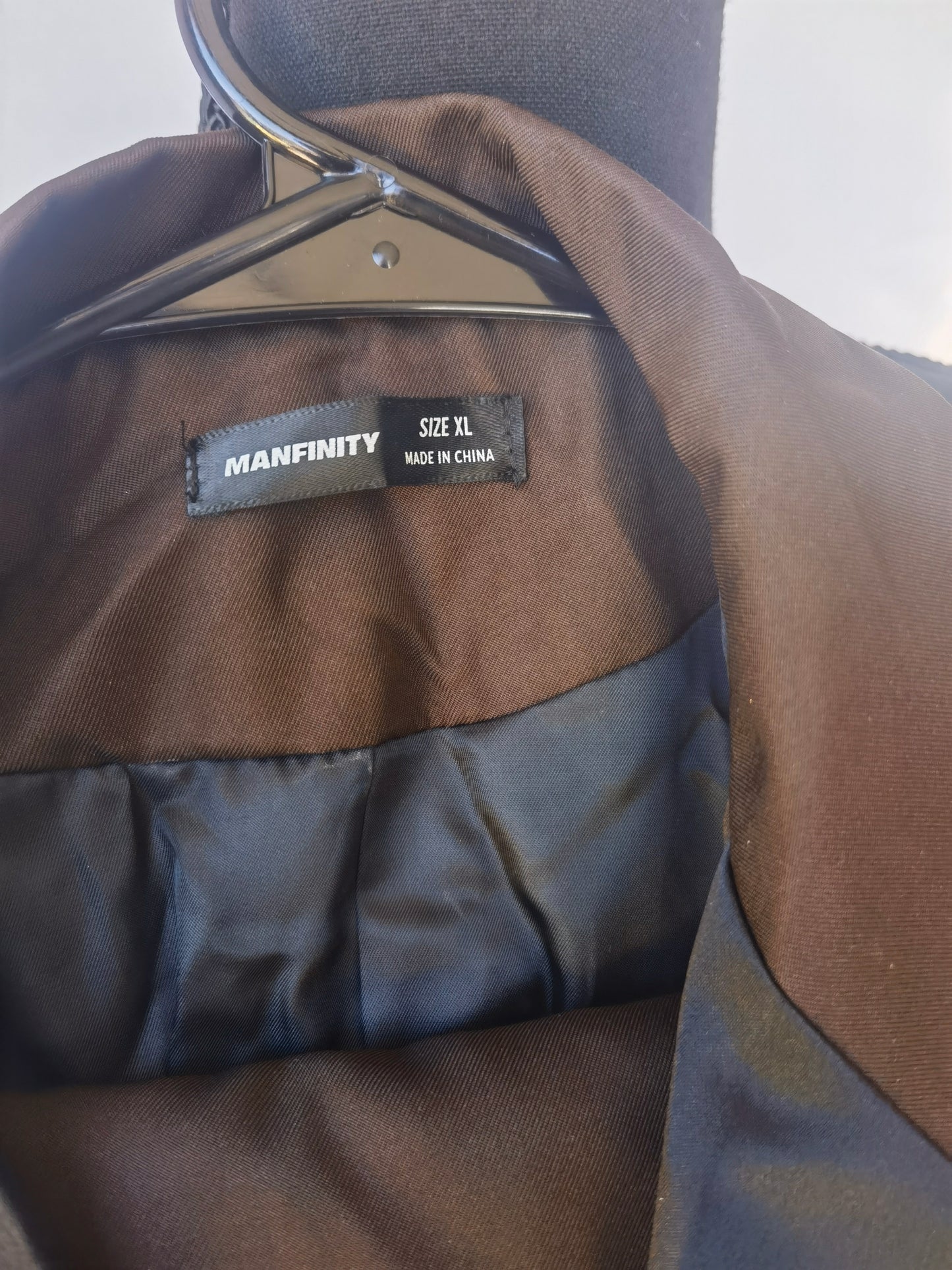 Men's Brown Suit Trousers Size XL