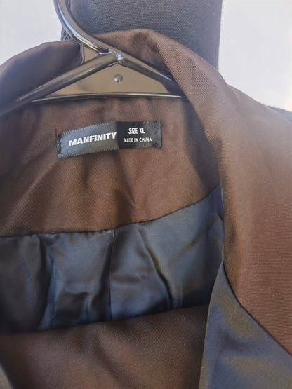 Men's Brown Suit Trousers Size XL