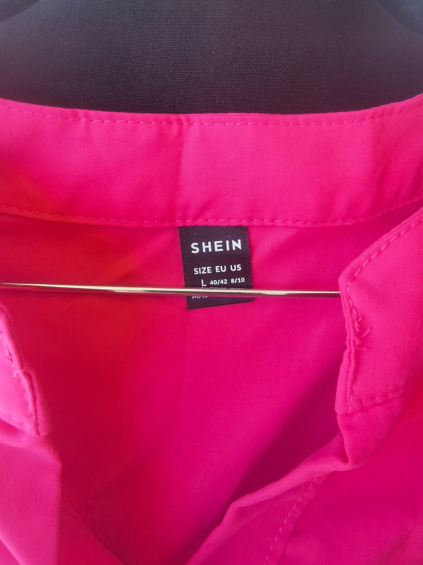 SHEIN Women's red long shirt size L