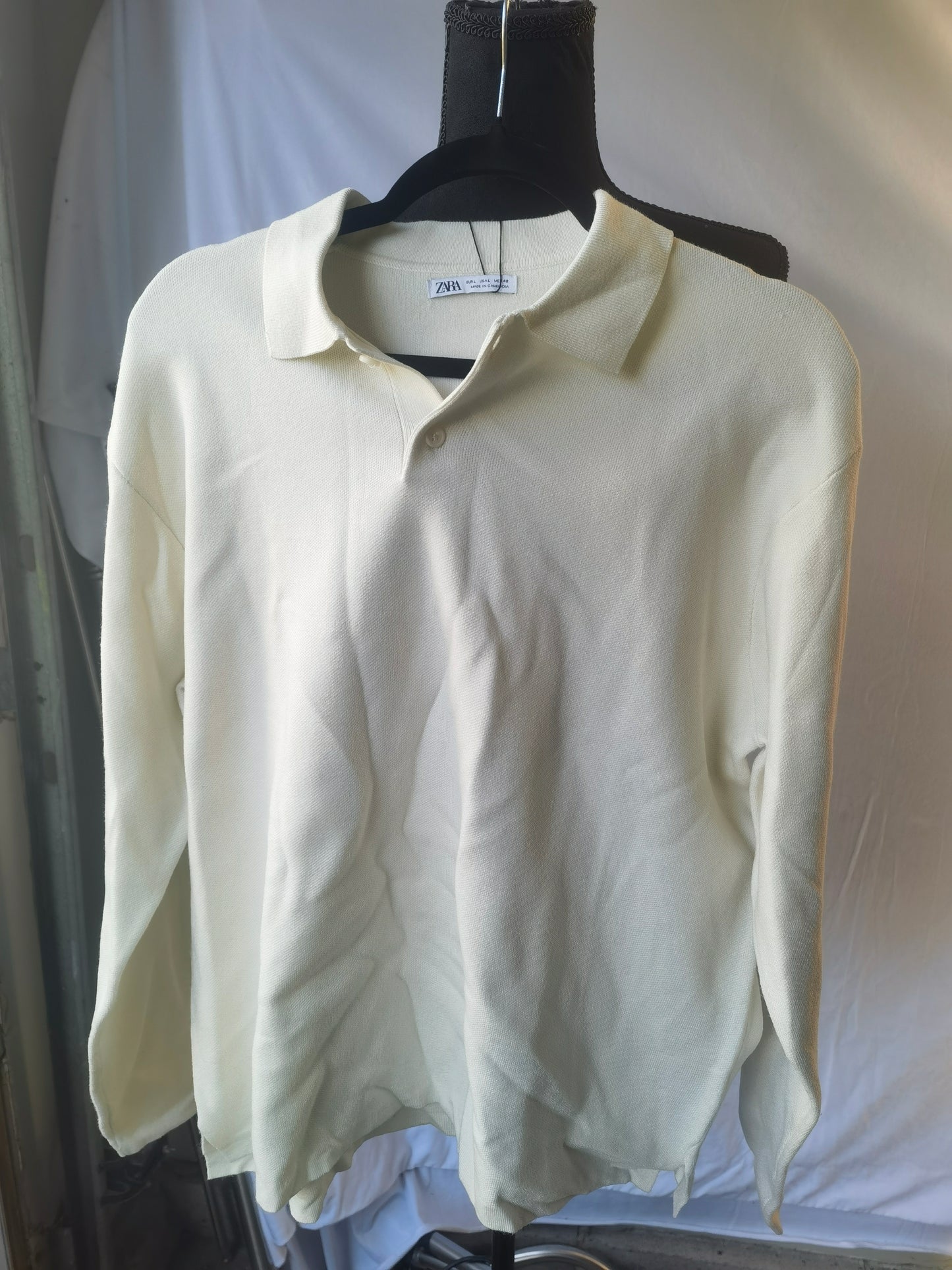 PEARL KNIT POLO SHIRT size L