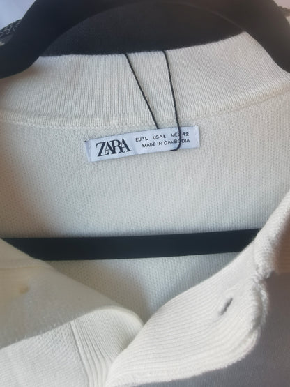 PEARL KNIT POLO SHIRT size L