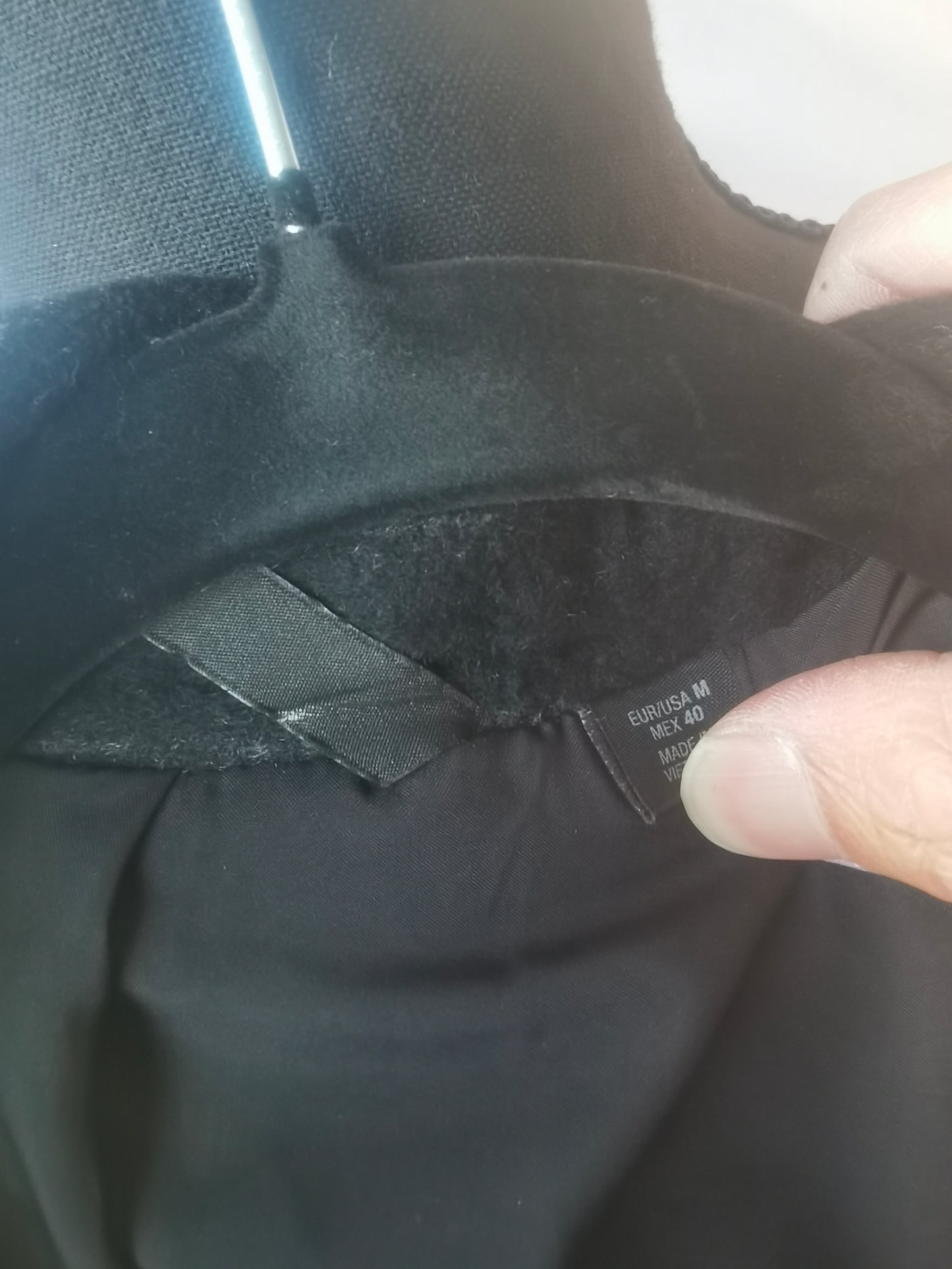 WOOL BLEND STRIPED JACKET size M