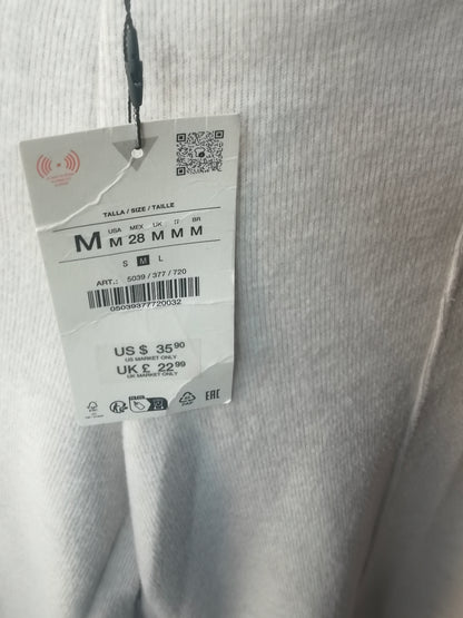 Men Suit Pants Solid Baggy Casual Wide Leg Trousers High Waist Straight Bottoms Size M