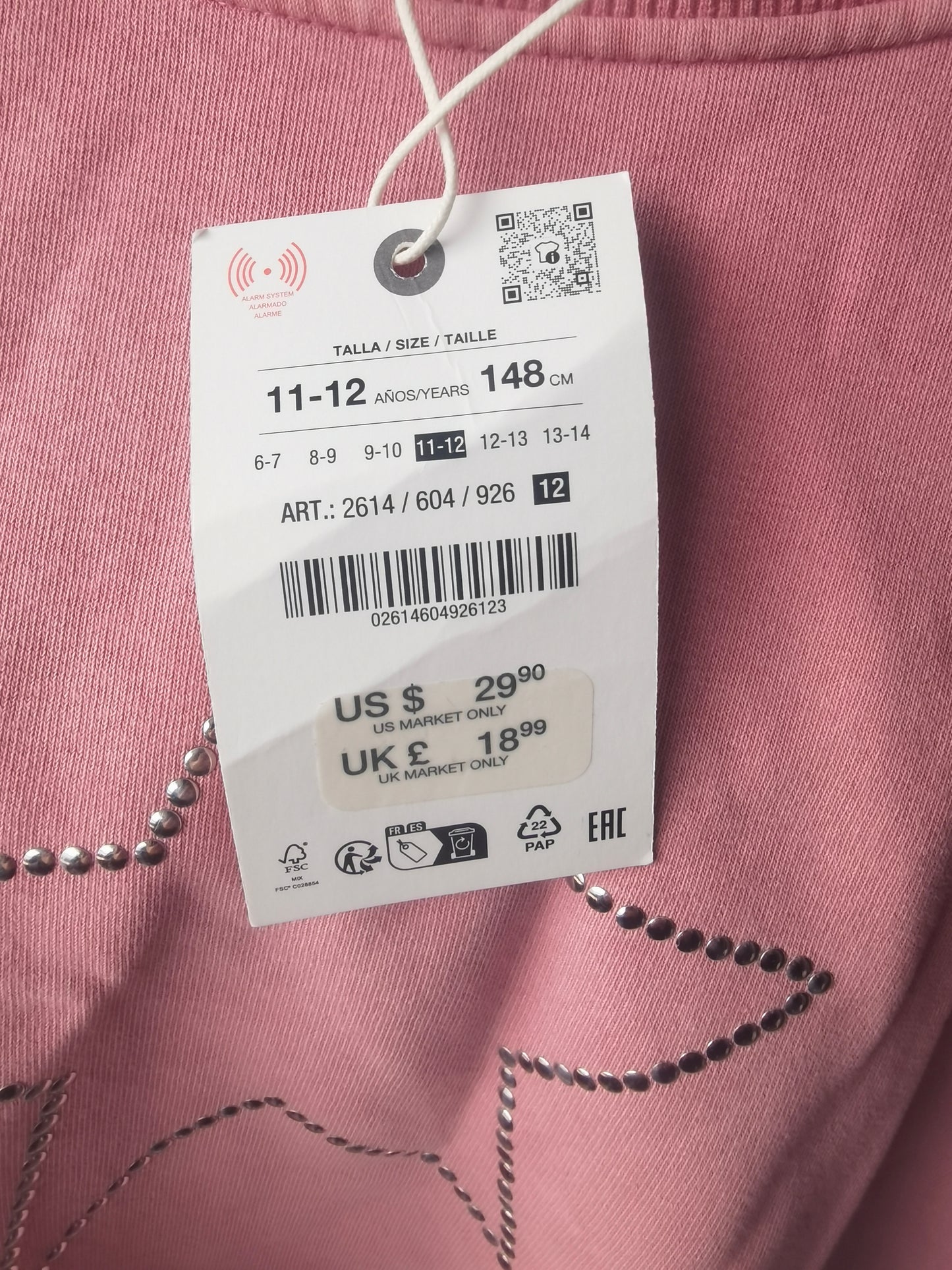 Wildfox Shine Bright Sweatshirt size11-12