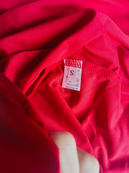 Oplxuo Women's Satin One Shoulder Wedding Guest Dress Sexy Ruched High Slit Long Maxi Dress Cocktail Evening Party Dresses Size S