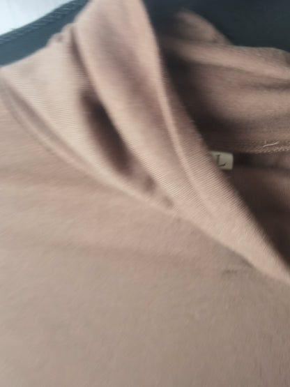 Utopia Wear Men's Turtleneck Slim Fit Lightweight Pullover Top  size L