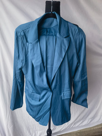 Women's light blue formal trousers size M