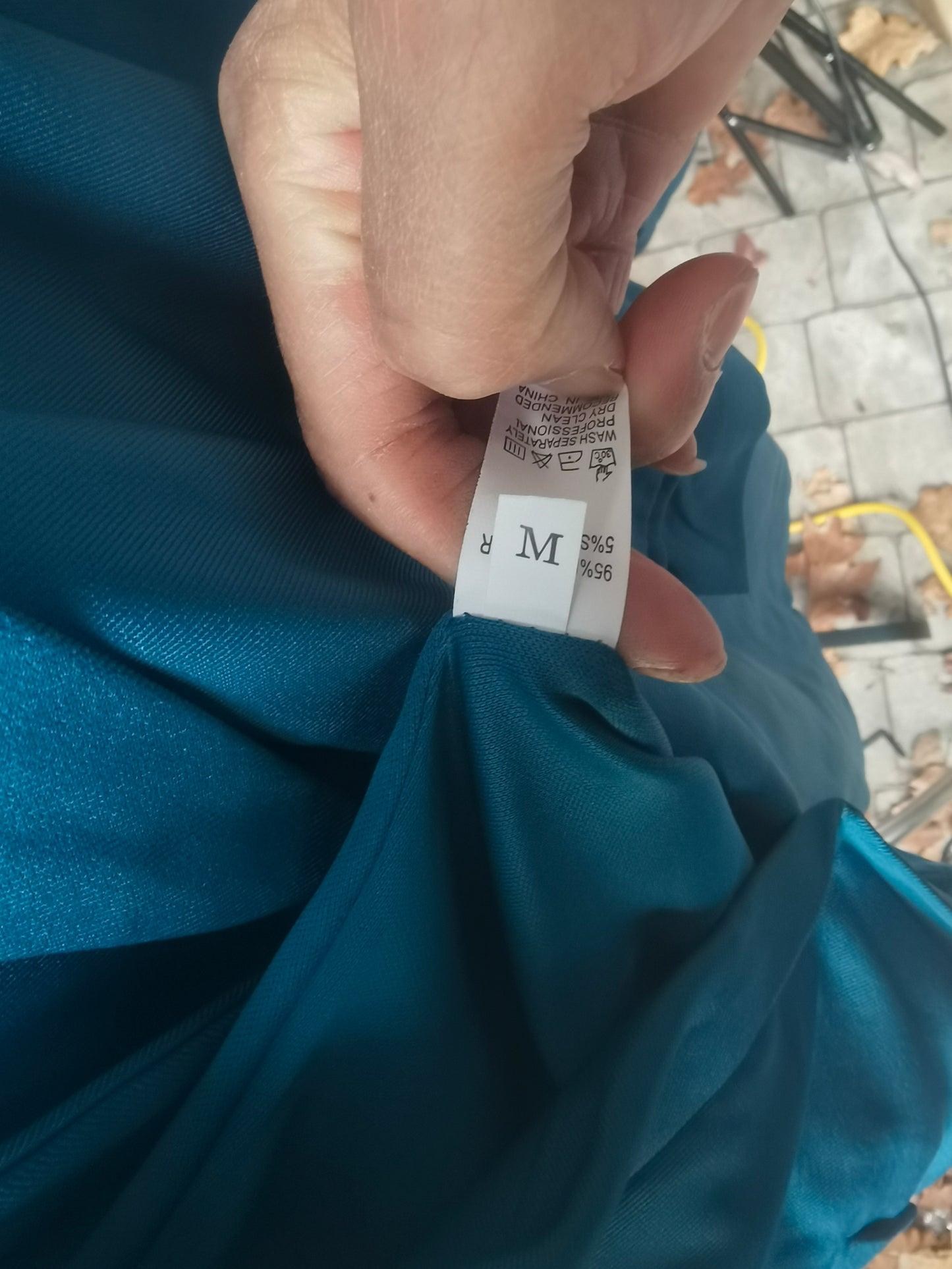 Women's light blue formal trousers size M