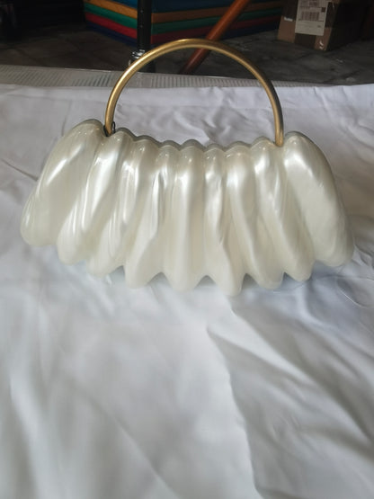 Women's white handbag