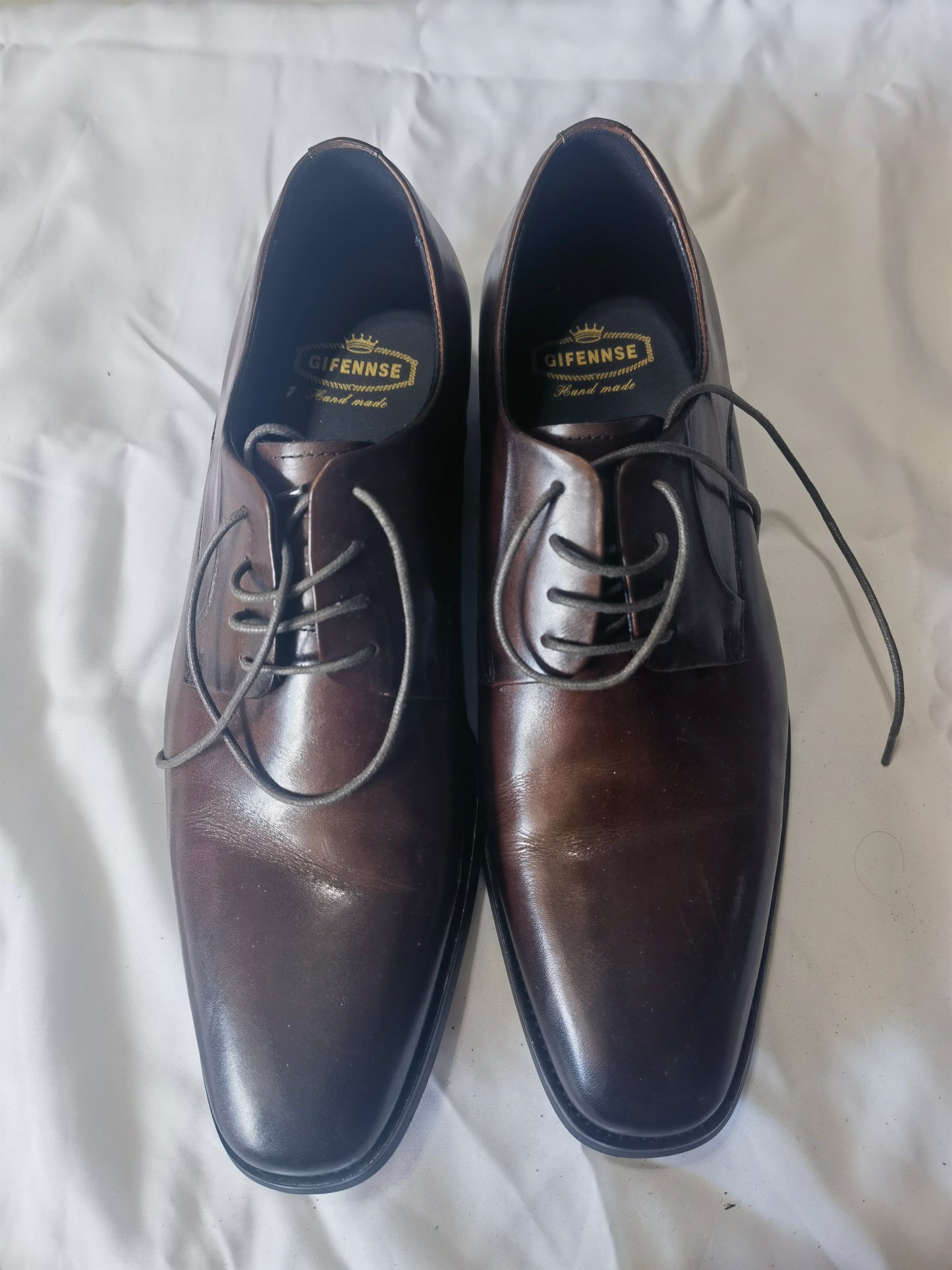 GIFENNSE Men's Dress Shoes Oxford Formal Leather Shoes for Men size 12