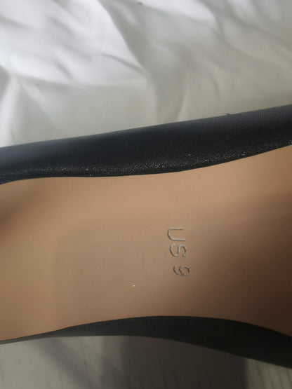 Women's black high heels size 9