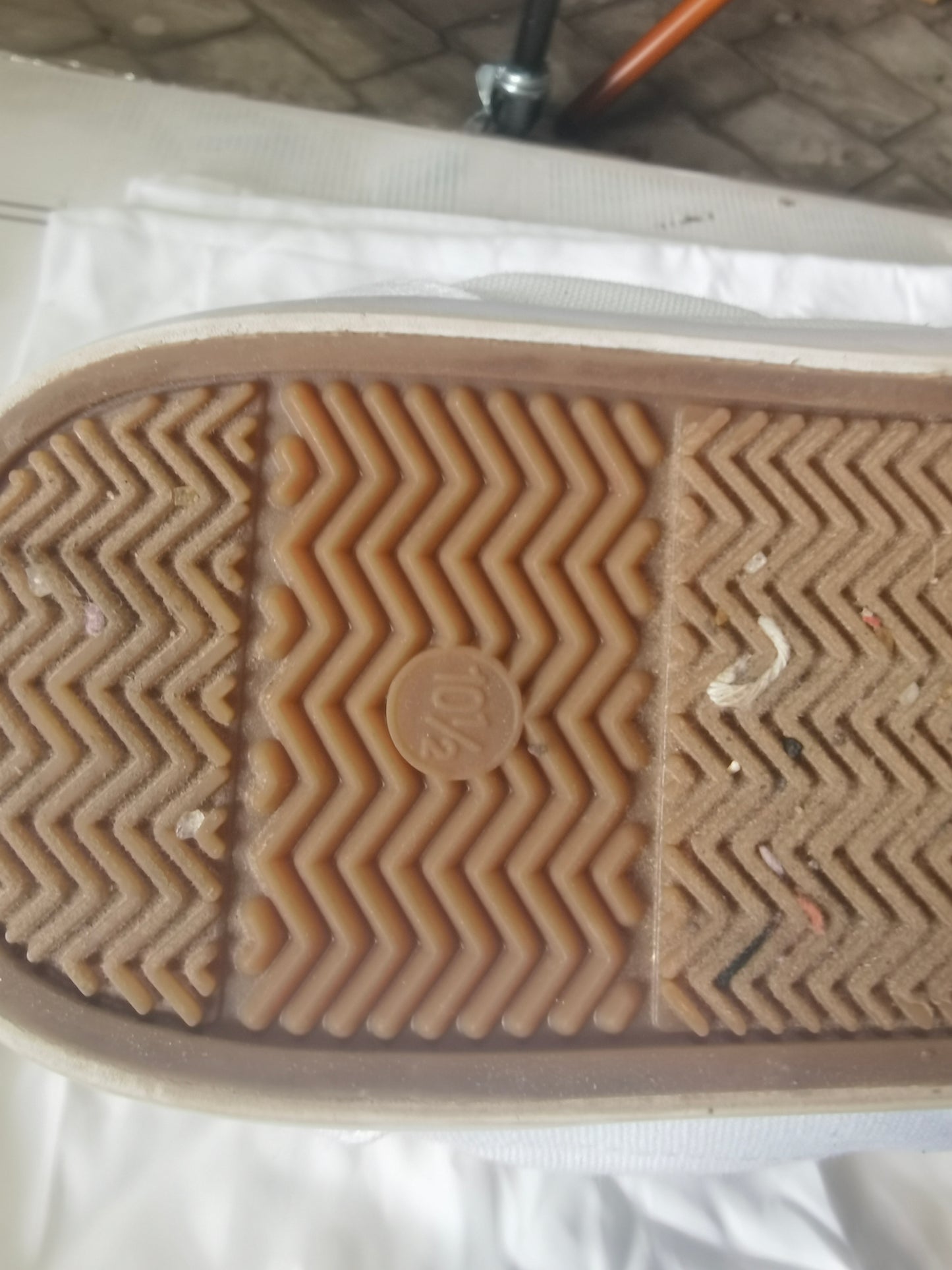 Women’s White Canvas Sneakers  size 10.5