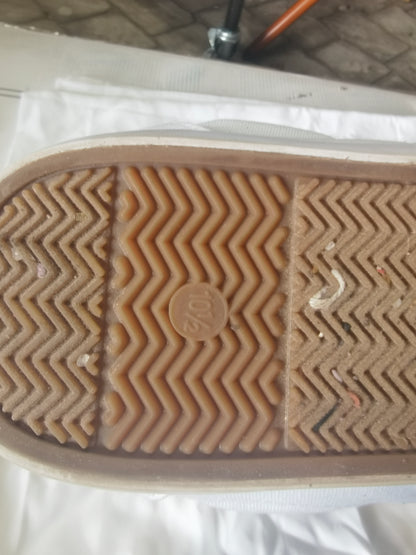 Women’s White Canvas Sneakers  size 10.5