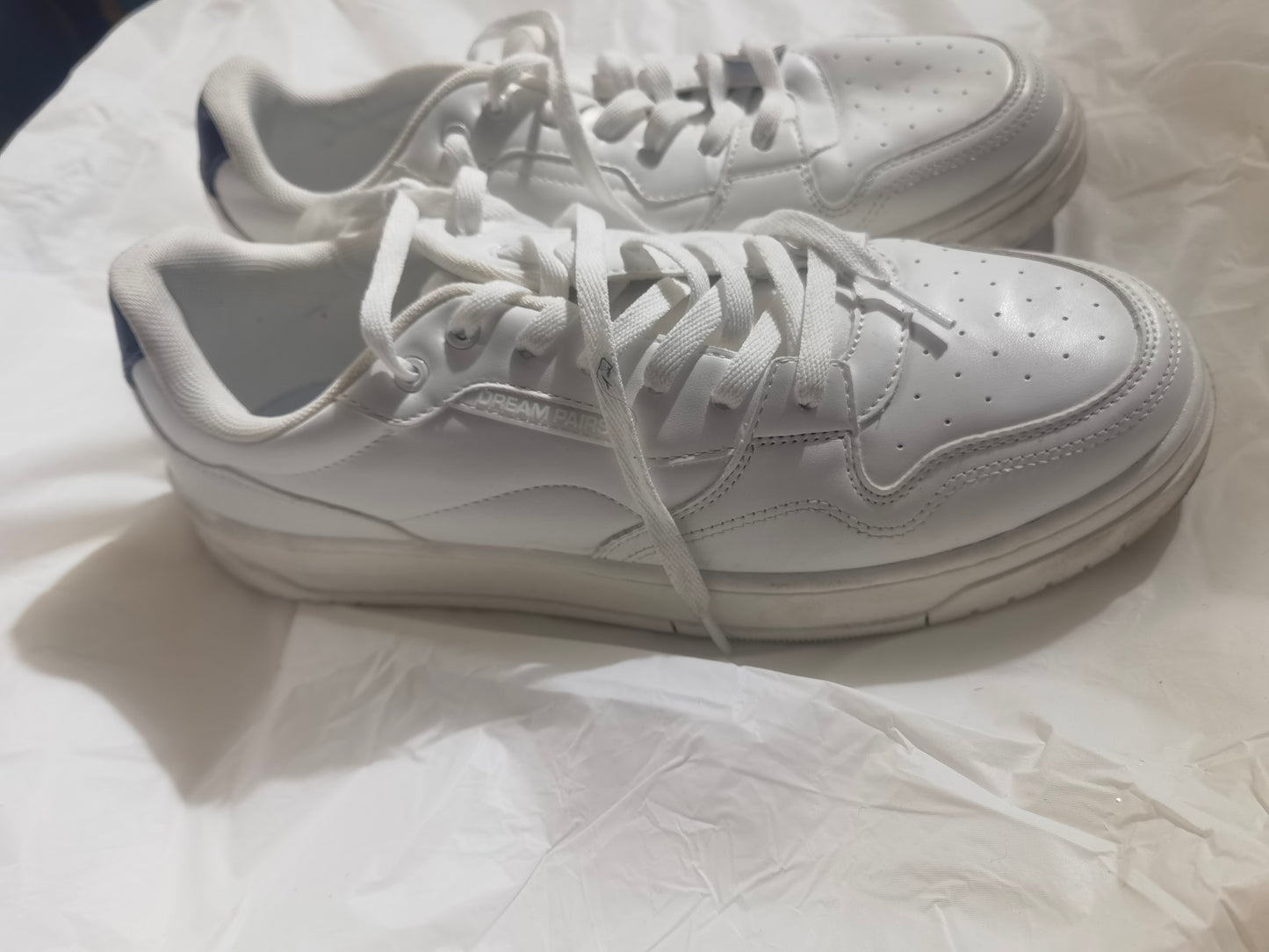 DREAM PAIRS Women's Fashion Walking Skateboard Court Sneakers Comfortable Low-Top Lace-Up Non-Slip Retro Vintage Casual Classic Athletic Shoes  size 10.5