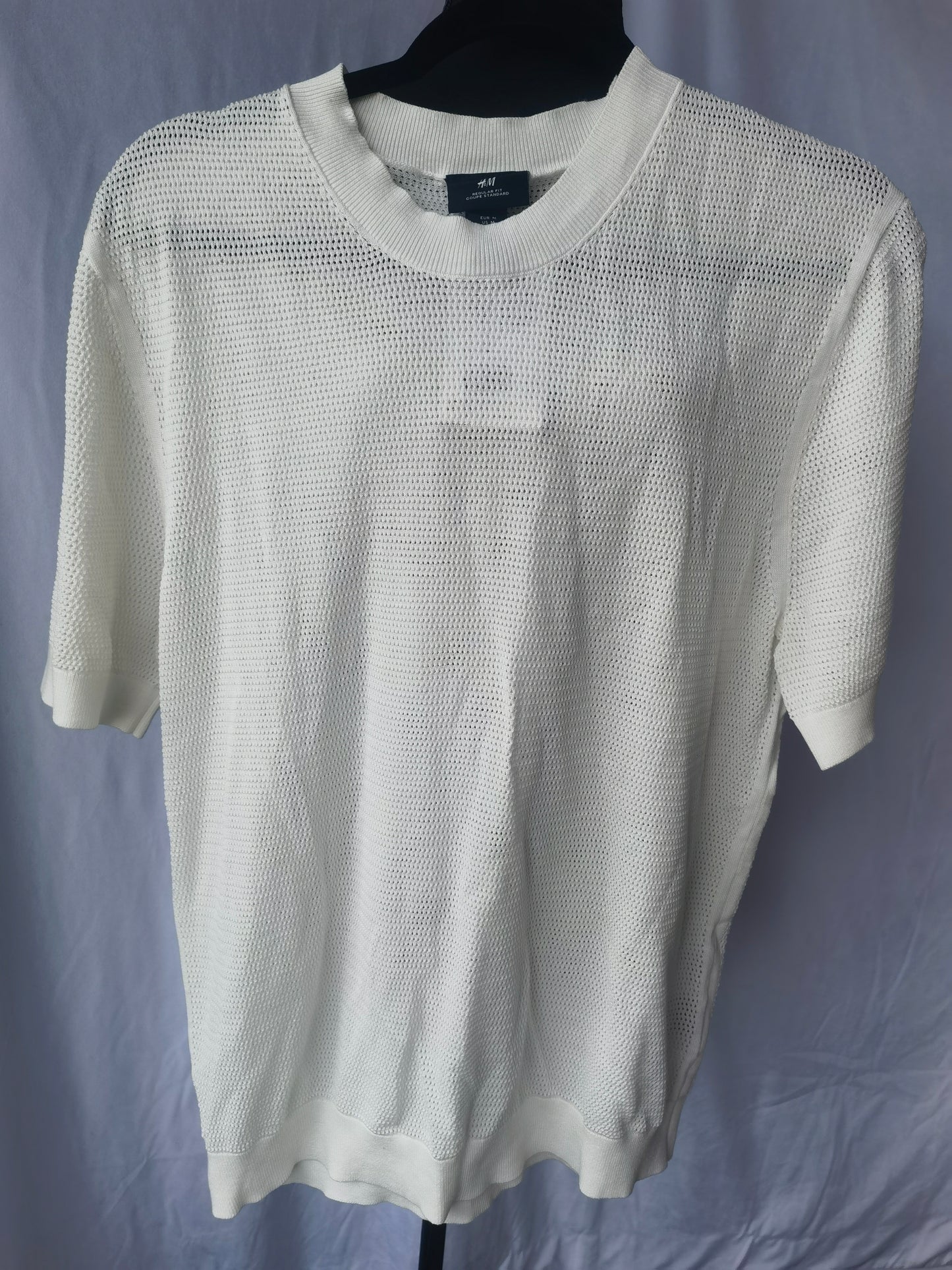 Camiseta en punto gofrado Slim Fit