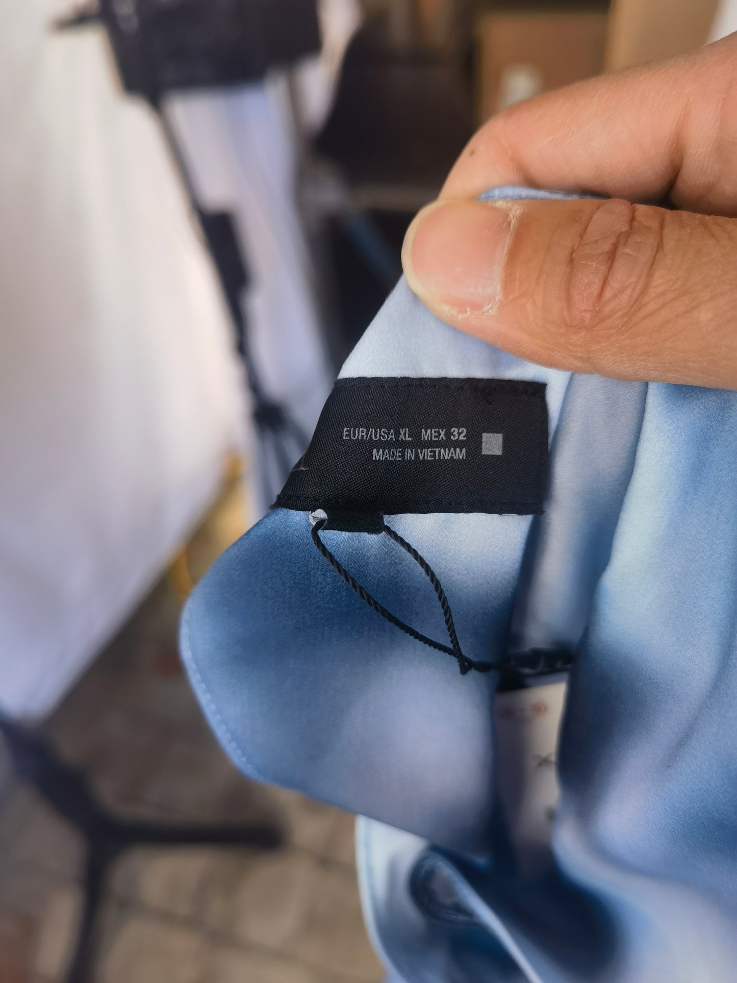 SATIN EFFECT TIE-DYE MIDI DRESS size XL