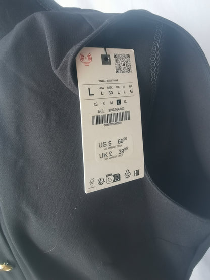 MIDI CREPE BELT DRESS size L