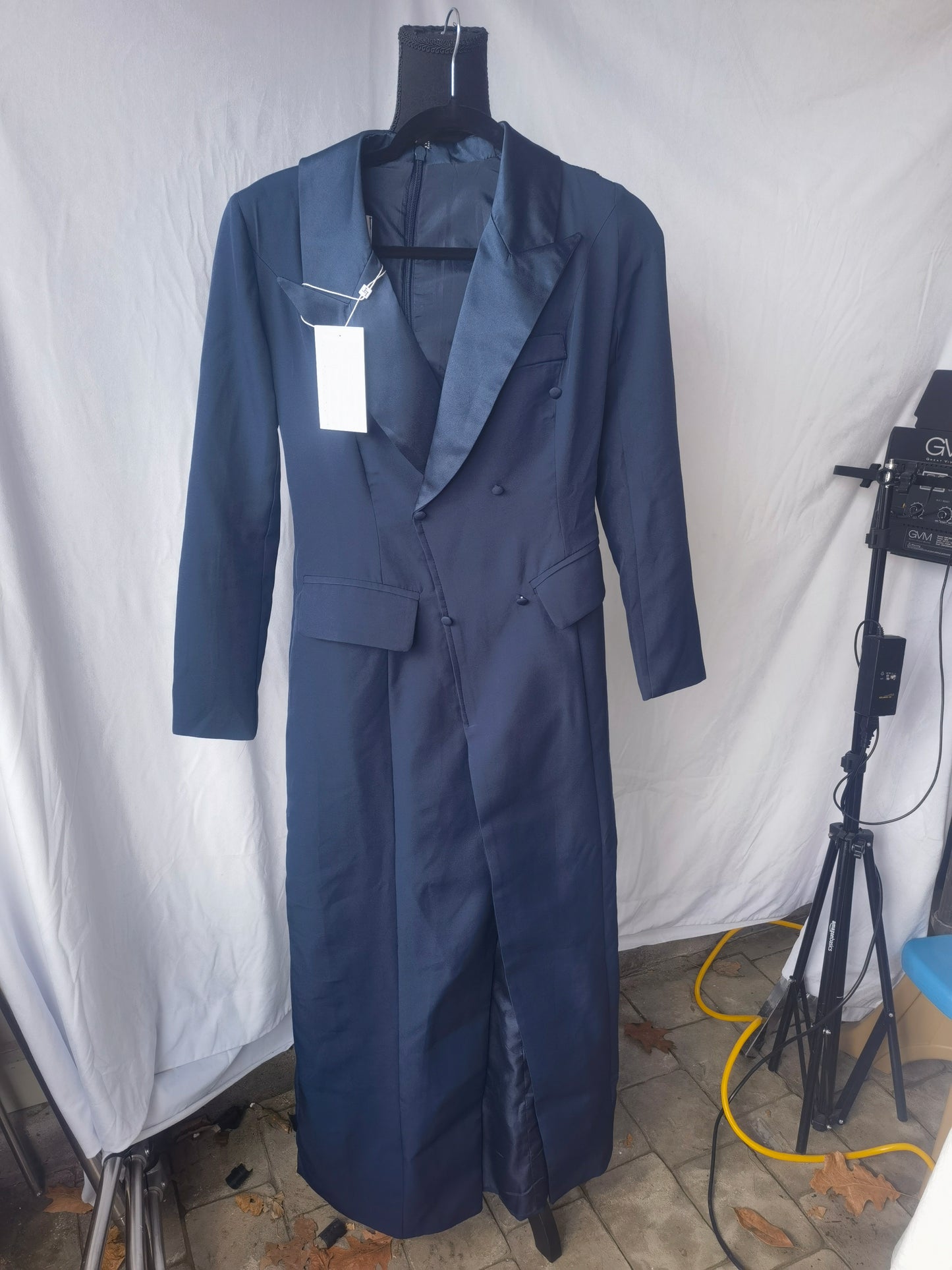 Men's Formalities Tuxedo Costume Morning Suit Vintage Hollywood Formal Tailcoat Slim Fit Peak Lapel Suit Tux Pants Tail Coat  Size No