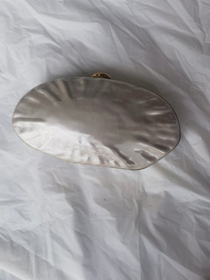 Ladies white shell bag