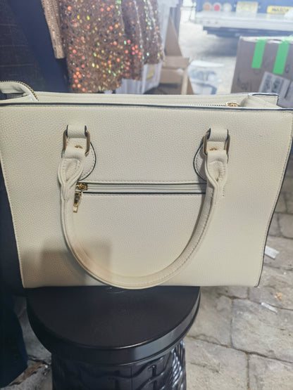 Women's white handbag