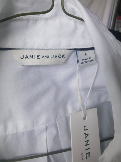 Janie and Jack Boys' Button Down Dress Up Shirtsize 8