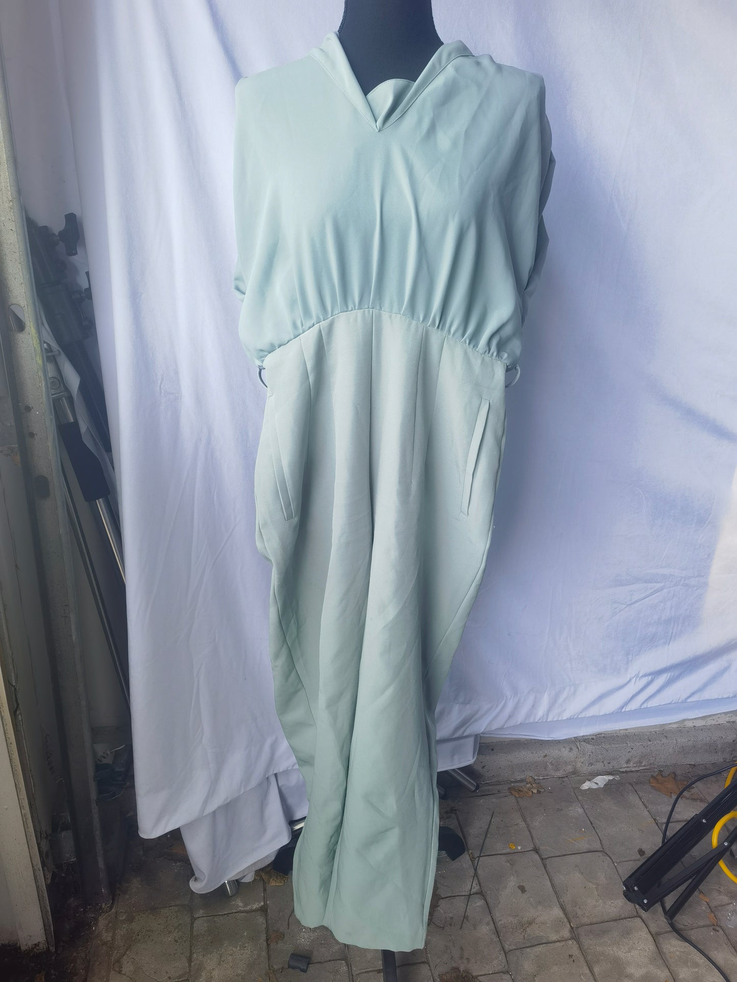 Women's Green  Wide-Legged CulottesSize S