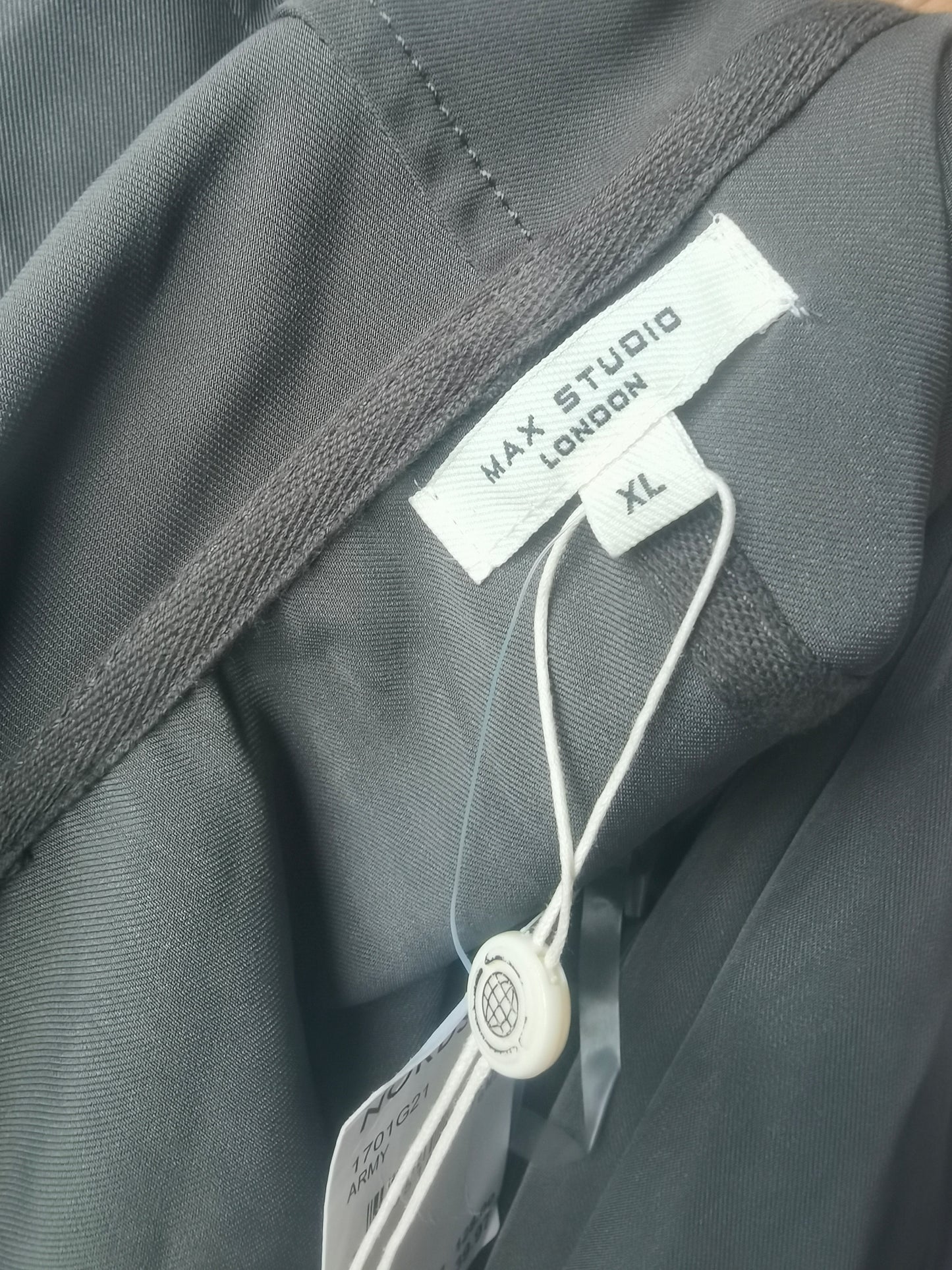 Max Studio Women's Faux Suede Long Jacket  Size XL