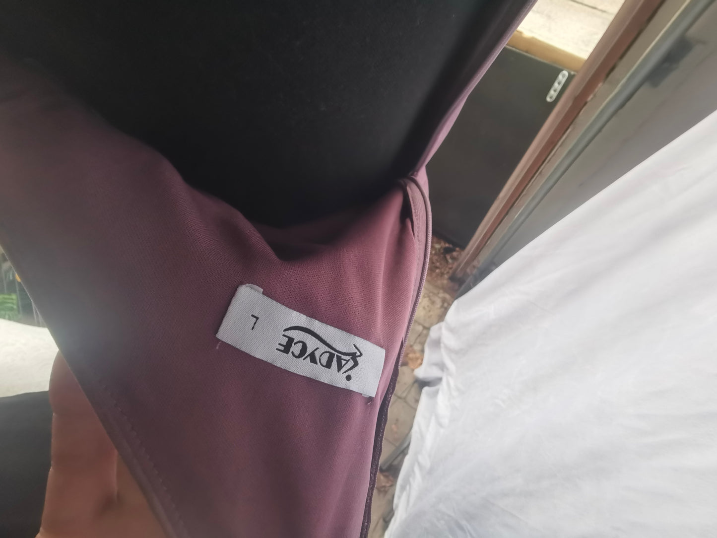 ADYCE Elegant Solid Color Oblique Shoulder Pleated High Slit Homecoming Party Long Dress size L