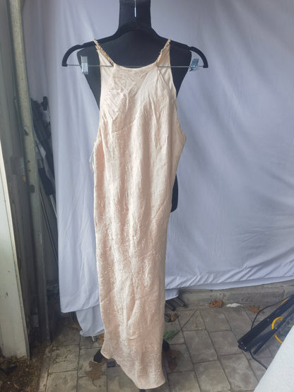 zara Women's LONG SEQUINED DRESS size S