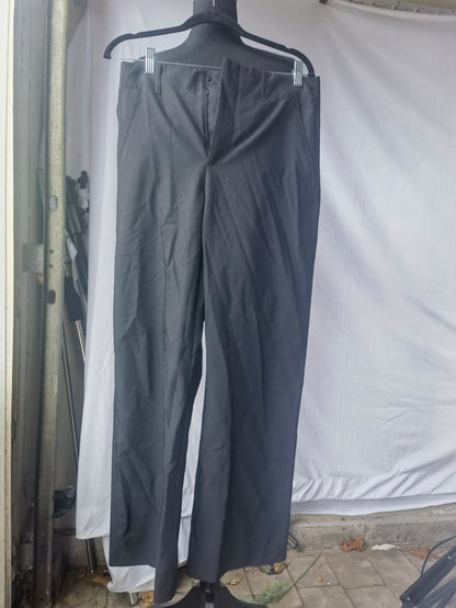 ZARA men's dark grey LYOCELL BLEND TROUSERS  Size M