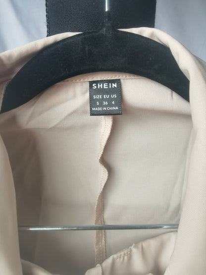 SHEIN Unity Single Button Flap Detail Blazer & Tailored Pants size 4