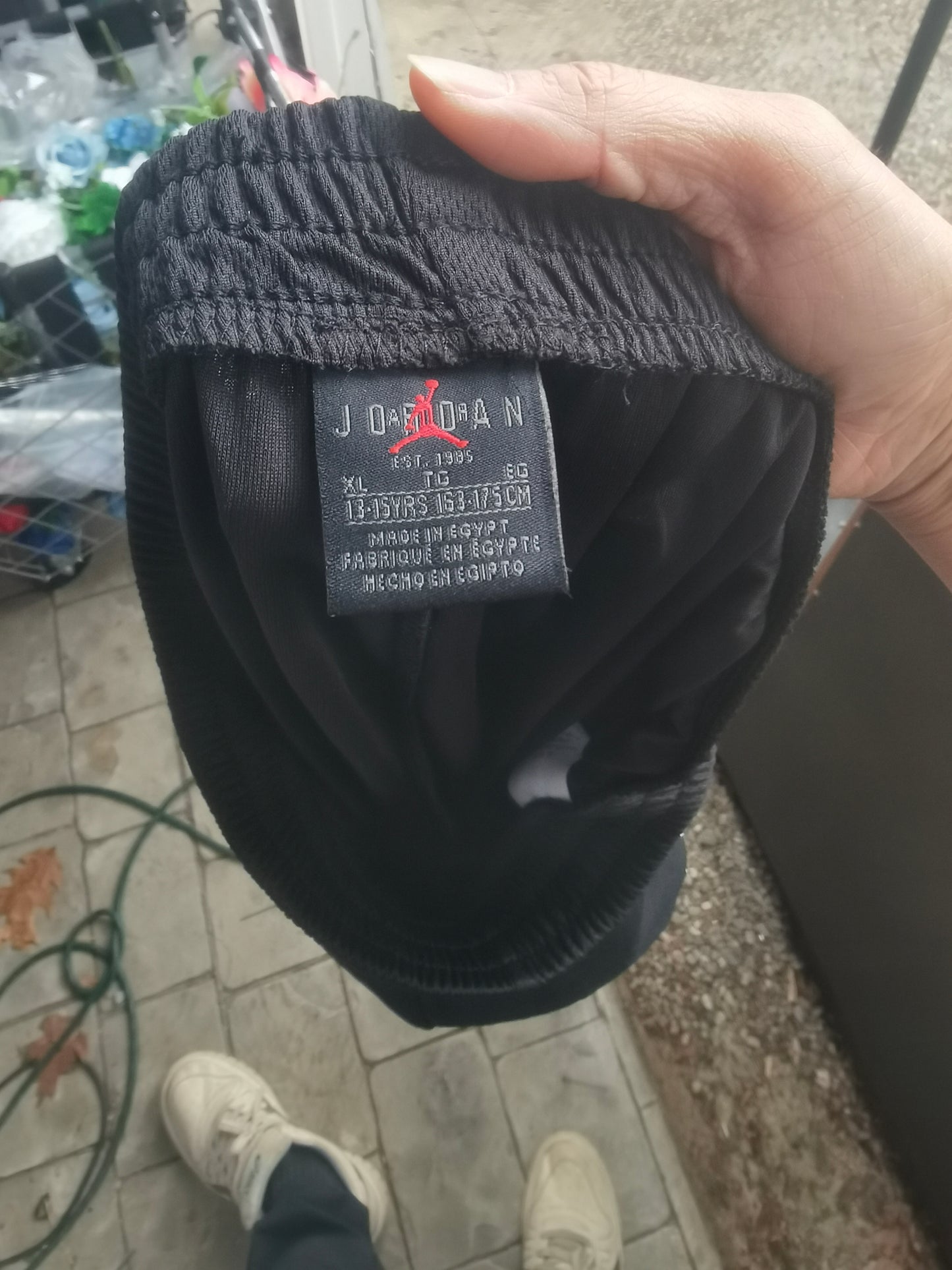 Jordan Boy's Shorts (Big Kids) Black LG (14-16 Big Kid)  Size XL