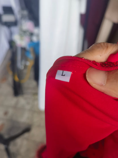 Women Bodycon Maxi Dress Sexy See-Through Mesh Sheer Party Dress Solid Long Sleeve Cross Tie-up Dress for Prom  Size L