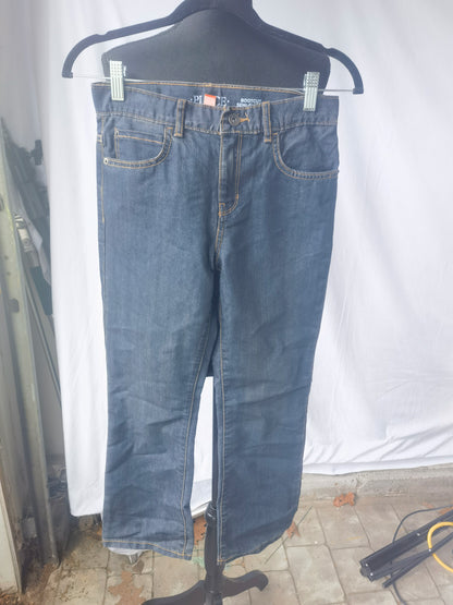 Dark Stone Washed Carpenter Dungaree Jean size 10