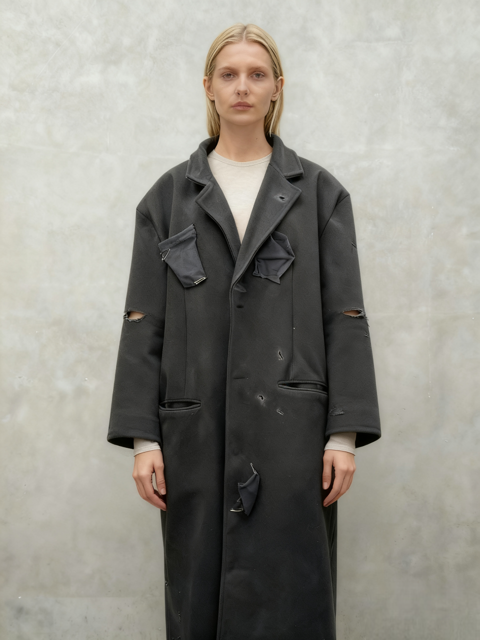 Long Dark Coat Size 2XL